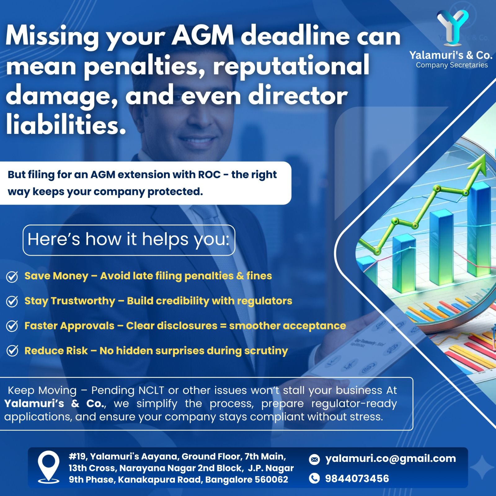 Missing your AGM deadline can mean penalties, reputational damage, and even director liabilities.